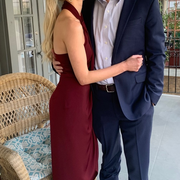 Revolve Shona Joy Knot draped Dress US size 2 - Picture 4 of 4